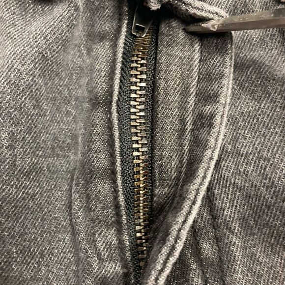 MOMOKROM, Dolls Kill, distressed shorts, gray-black,raw edge, UK 8,US Size 4 - Picture 5 of 13